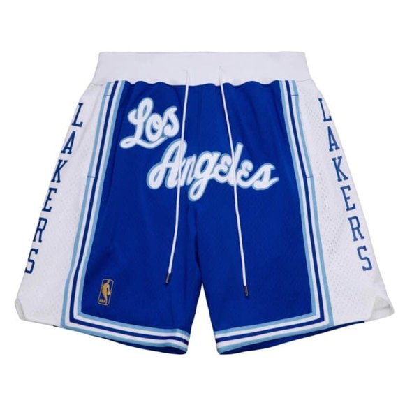 Los Angeles Lakers Mitchell & Ness Authentic NBA x Just Don Mesh '96/97 Shorts - Picture 4 of 4